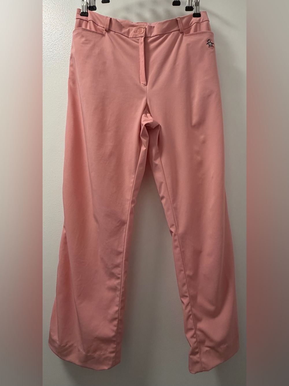 Original Penguin Munsingwear Pink Golf Pants Embroidered Cropped 28” Waist